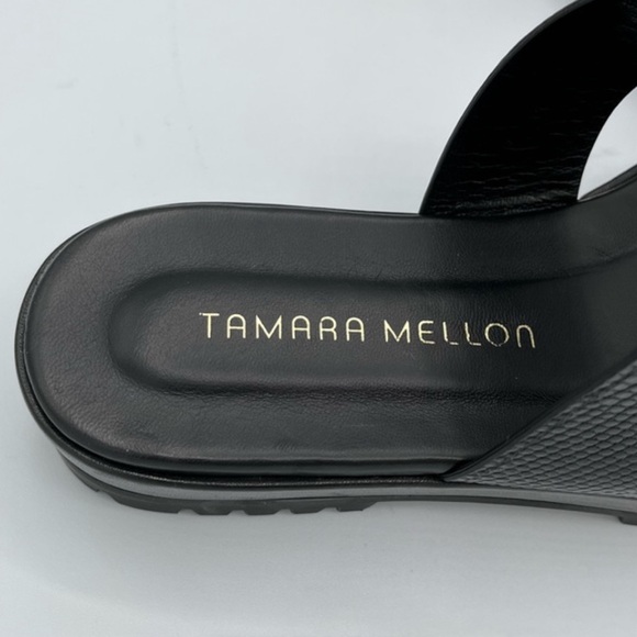 TAMARA MELLON ‘Roam’ Like New Black Lizard Print. Size 9. Quiet Luxury Brand! - Picture 6 of 7